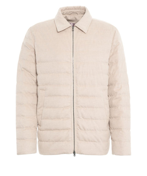 Quilted jacket in wool blend
