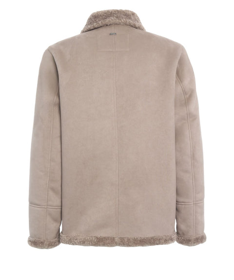Jacke mit Wildleder-Optik