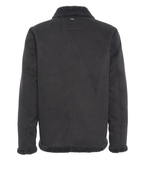 Jacke mit Wildleder-Optik