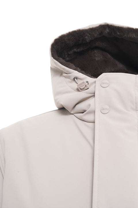 Parka con cappuccio