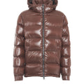 Puffer jacket with sleeve pocket