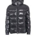 Puffer jacket with sleeve pocket