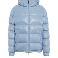 Puffer jacket with sleeve pocket