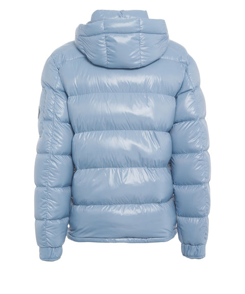 Puffer jacket with sleeve pocket