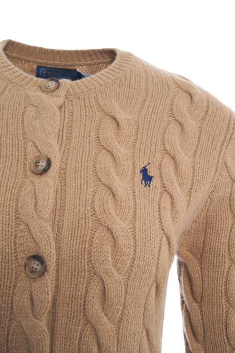 Strickjacke aus Wollmischung