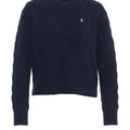 Pullover mit Zopfstrickmuster