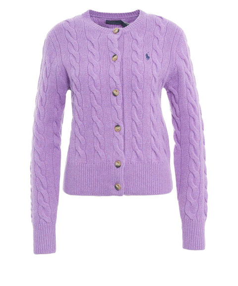 Wool blend cardigan