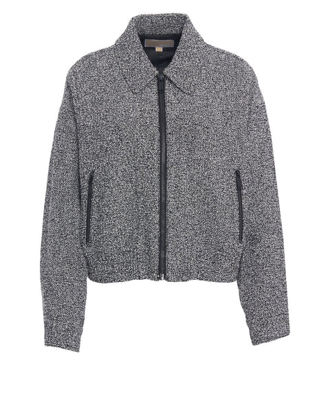 Giacca in cotone stile bomber