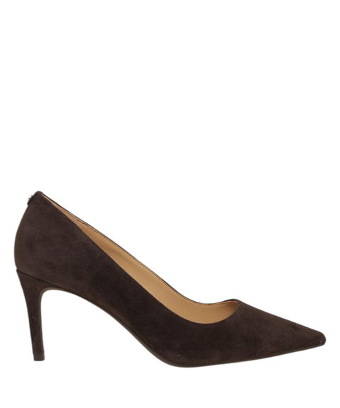 Pumps in pelle scamosciata