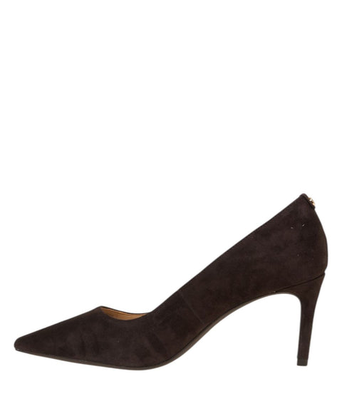 Pumps in pelle scamosciata