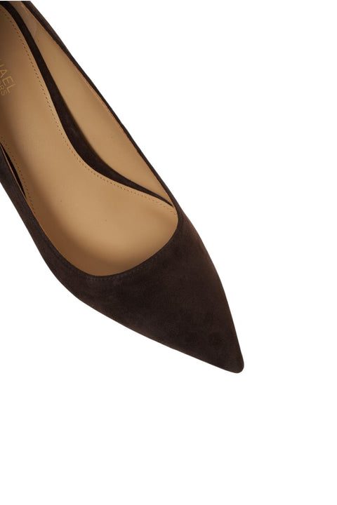 Pumps in pelle scamosciata