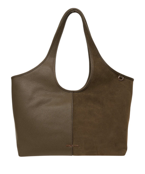 Shopper aus Leder und Wildleder 30T6G51T3S 62
