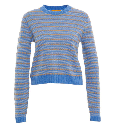 Maglione 'Pebble Stripe Shrunken Crew'