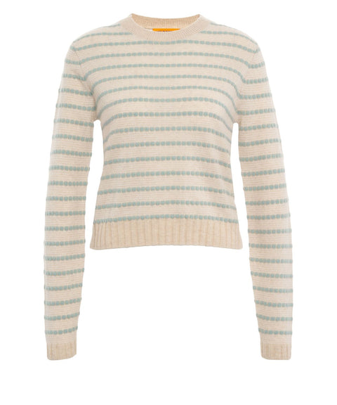 Maglione 'Pebble Stripe Shrunken Crew'