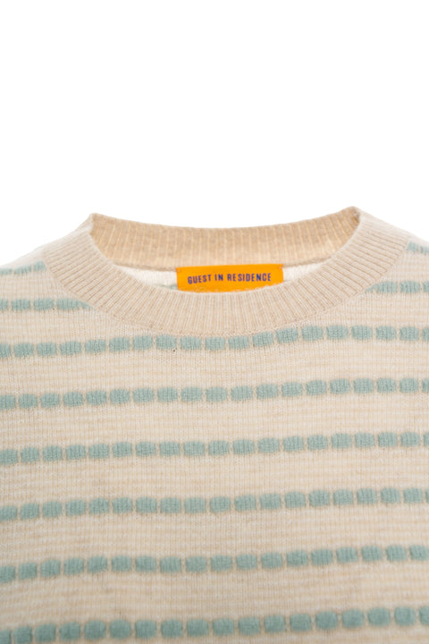 Maglione 'Pebble Stripe Shrunken Crew'