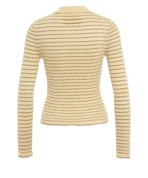 Maglione 'Smocked L/S Shrunken Polo'