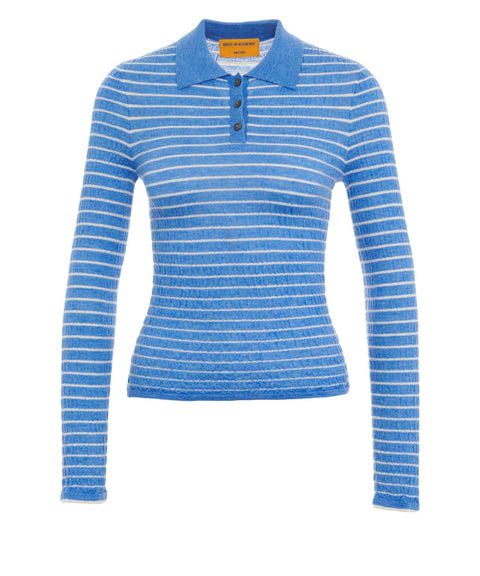 Maglione 'Smocked L/S Shrunken Polo'