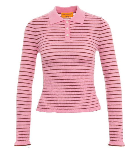 Maglione 'Smocked L/S Shrunken Polo'