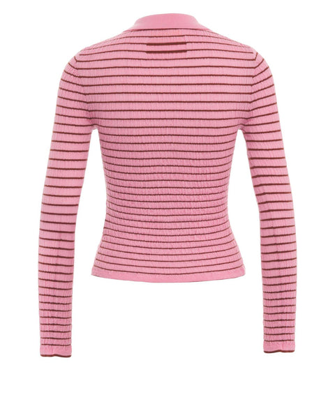 Maglione 'Smocked L/S Shrunken Polo'