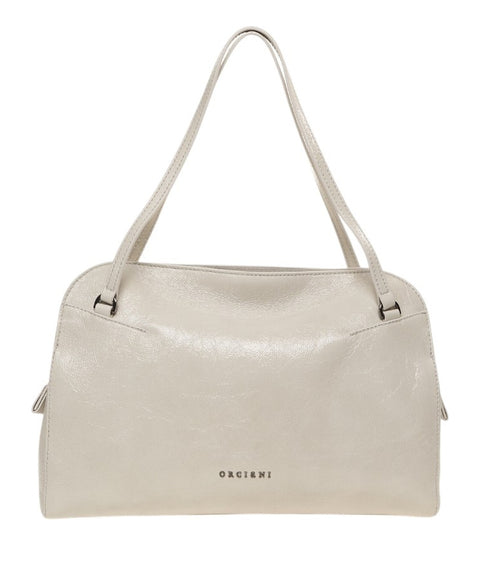 Handbag in leather