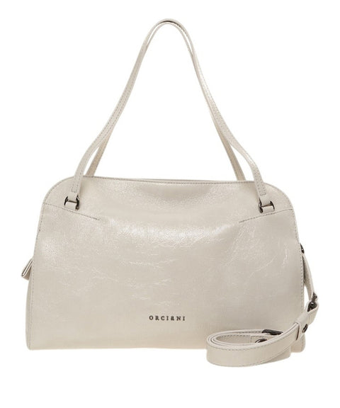 Handbag in leather