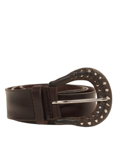 Leather belt