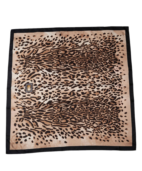 Animal print foulard