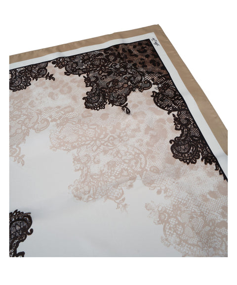 Animal print foulard