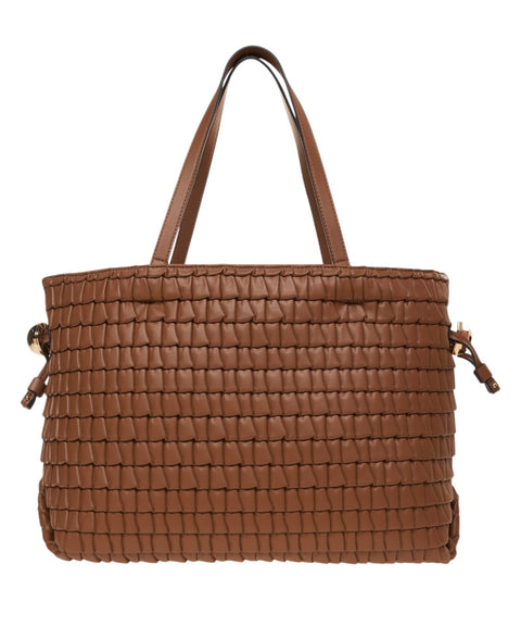 Shopper with metallic details