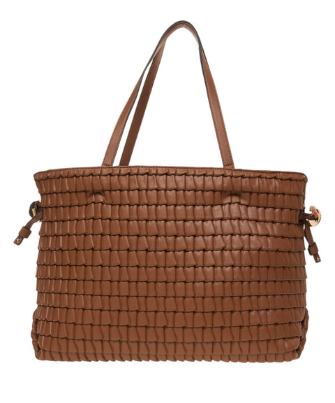 Shopper with metallic details