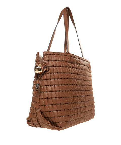 Shopper with metallic details