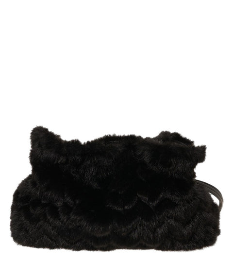 Faux fur handbag