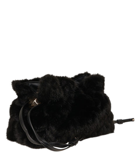 Faux fur handbag