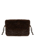 Faux fur handbag