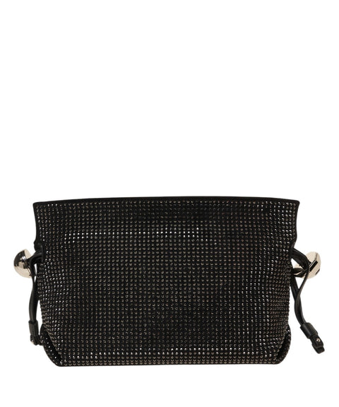 Pochette con applicazione di strass
