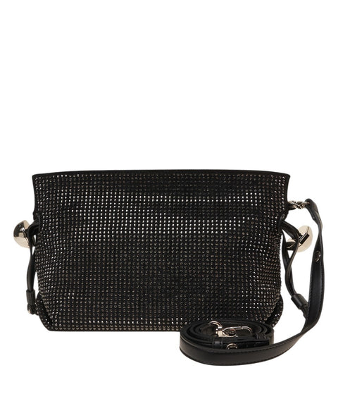 Pochette con applicazione di strass