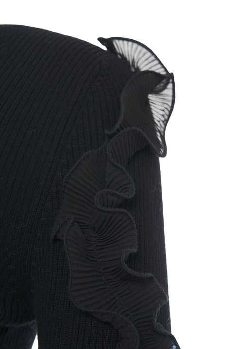 Maglione con dettagli con volant