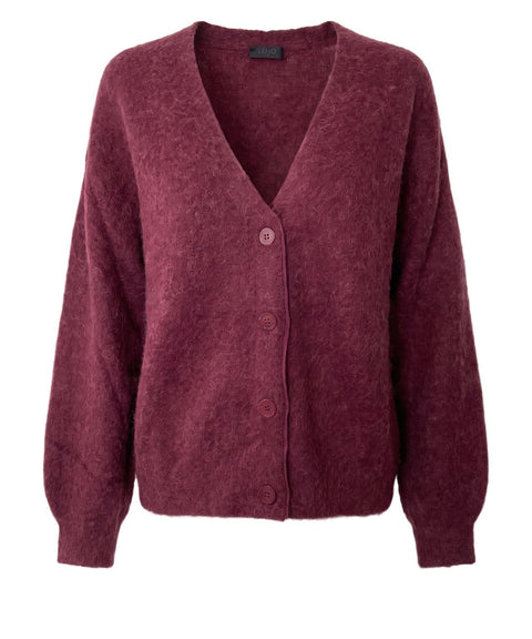 Cardigan mit V-Ausschnitt