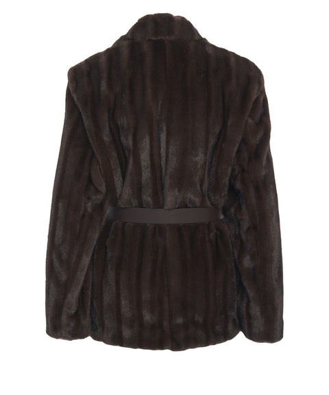 Jacke aus Kunstfell
