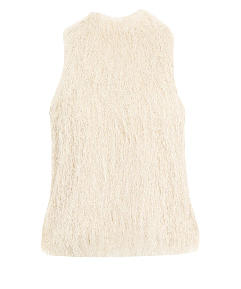 Top mit Fransendetails