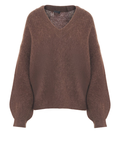 Pullover mit V-Ausschnitt