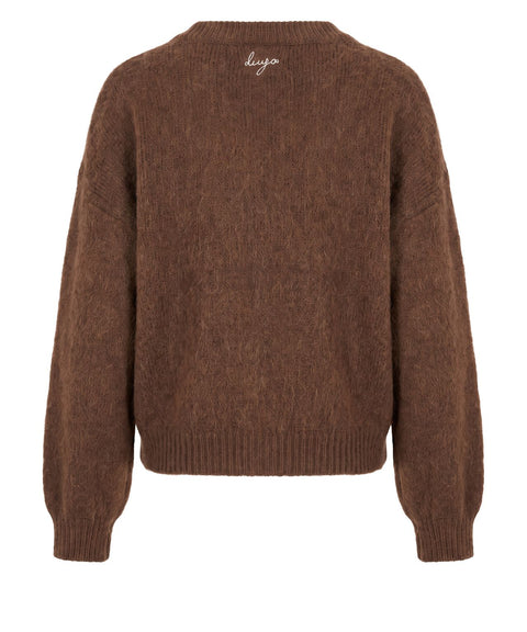 Cardigan con scollo a V