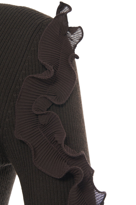 Maglione con dettagli con volant