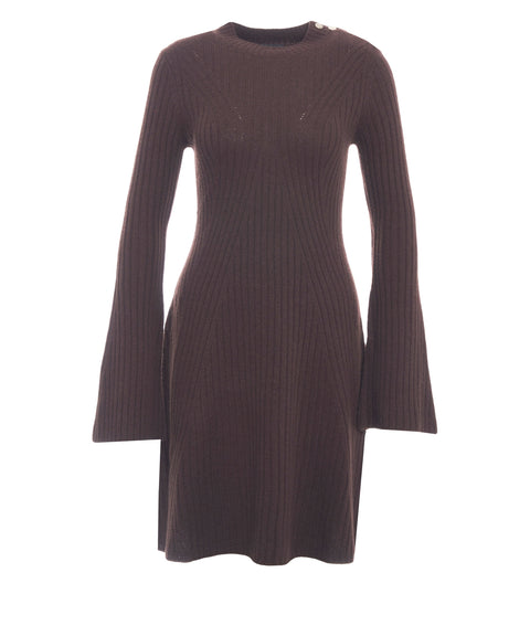 Mini-Kleid mit Glockenärmel