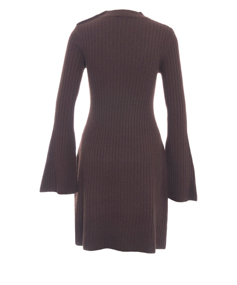 Mini-Kleid mit Glockenärmel