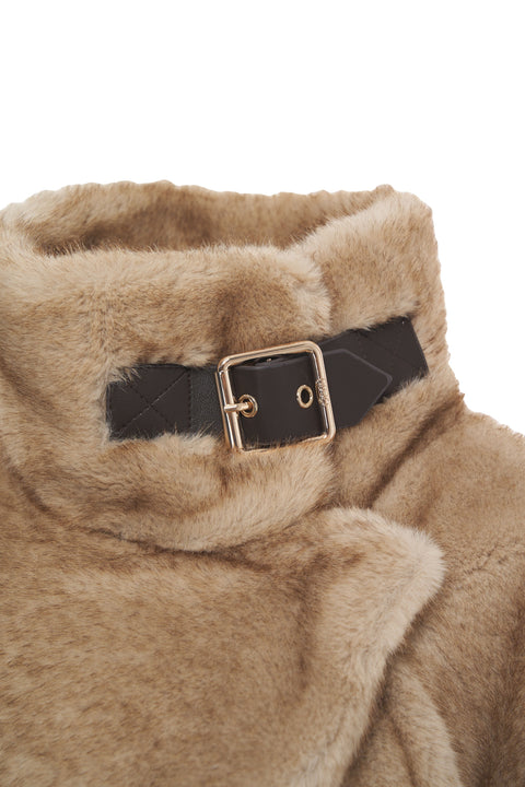Faux fur jacket