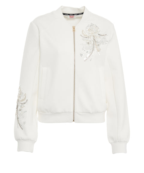 Wool blend sweatshirt