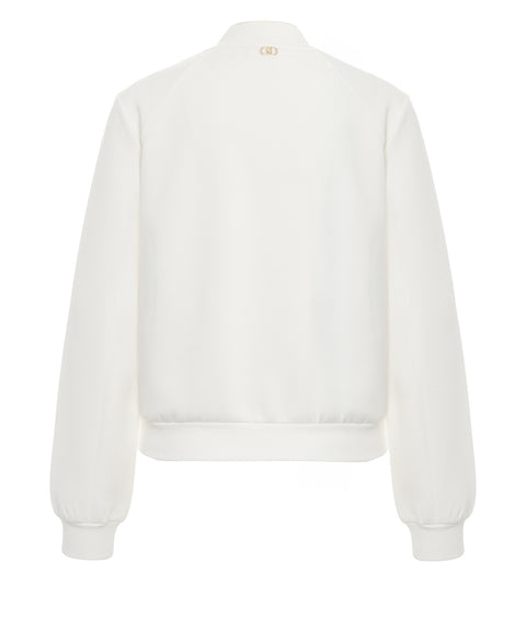 Wool blend sweatshirt