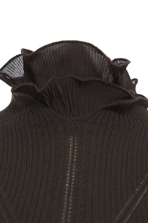 Pullover mit Rüschendetails