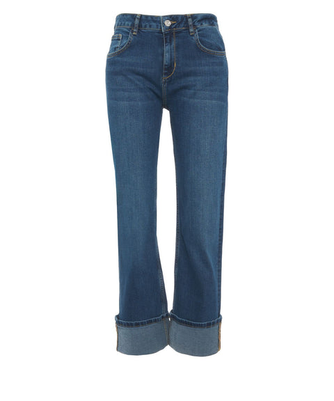 Jeans mit Umschlag